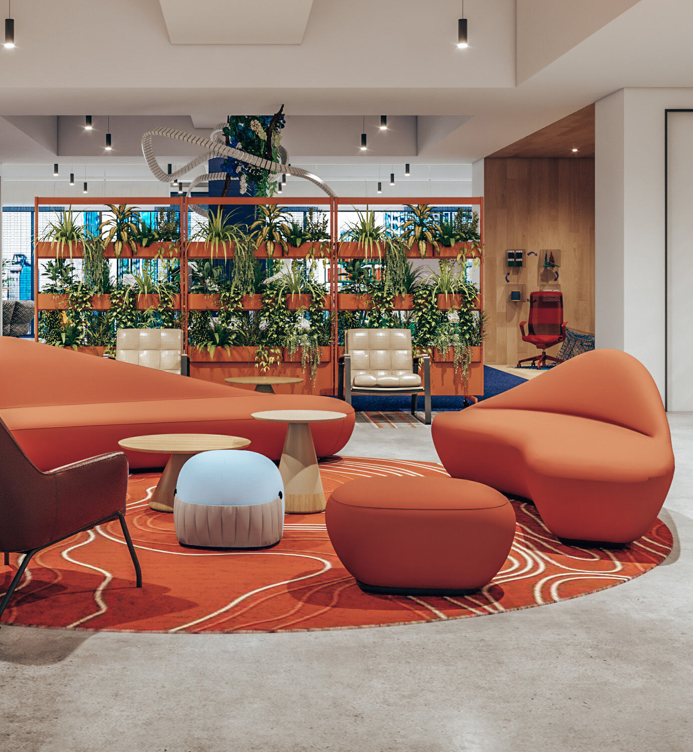 SUNON Chicago showroom lounge
